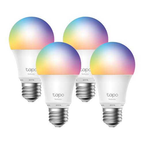 TP-Link Tapo L530E(4-PACK), Smart bulb, Wi-Fi, Metallic, White, 802.11b, 802.11g, Wi-Fi 4 (802.11n), LED, E27
